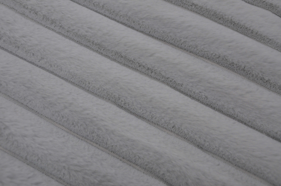 Onde entretenue 100% du polyester 150cm de tissu de fourrure de lapin de Faux ou réglable