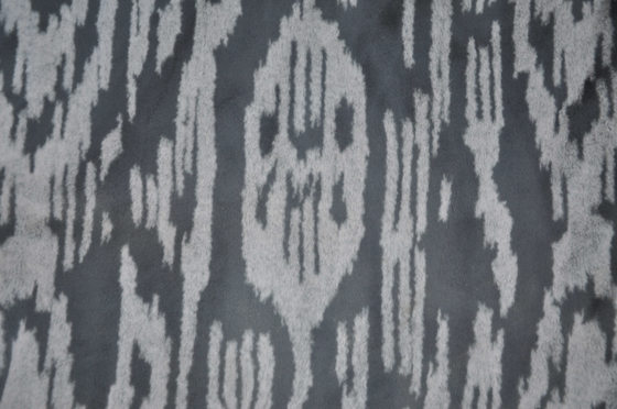 Onde entretenue 100% du polyester 150cm de fourrure de lapin d'imitation ou réglable imprimée