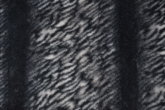 Onde entretenue 100% du polyester 150cm de fourrure de lapin d'imitation ou réglable imprimée