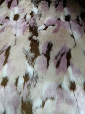 Tissu de fourrure pour cheveux longs ignifugé, chaud et confortable