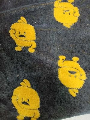 Le velours de coton doubles côtés est doux et confortable.