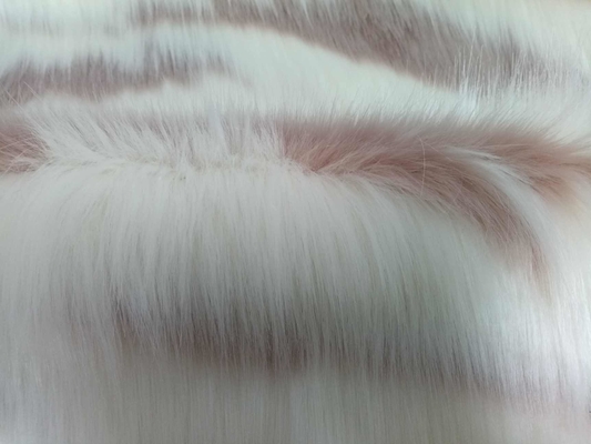 rose blanc 150cm longs cheveux faux fourrure,créer chaude et luxueuse mode hiver