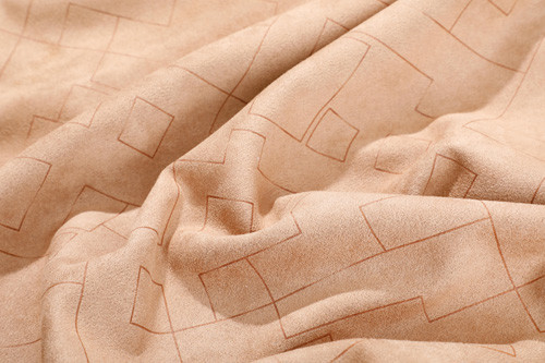 Polyester Sherpa de tissu de suède de Faux de modèle de jacquard