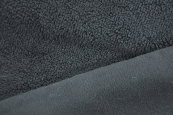 textile tissé collé tissé par velours solide de 142cm