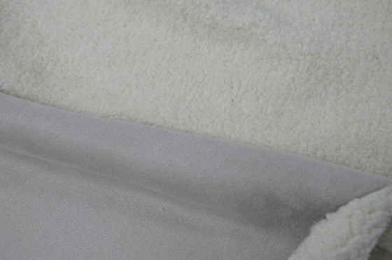 FOURRURE 755gsm : FOURRURE : UNITÉ CENTRALE DE SHERPA : Tissu collé de SUÈDE SOLIDE