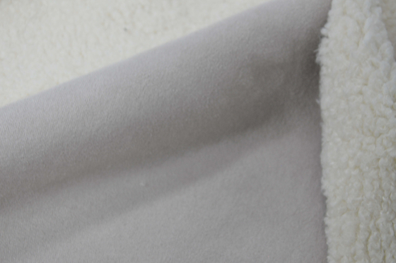 FOURRURE 755gsm : FOURRURE : UNITÉ CENTRALE DE SHERPA : Tissu collé de SUÈDE SOLIDE