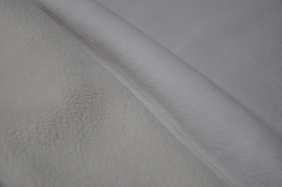 Couleur solide Gray Thermoplastic Fleece Fabric Wrinkle jaune rouge noir blanc résistant