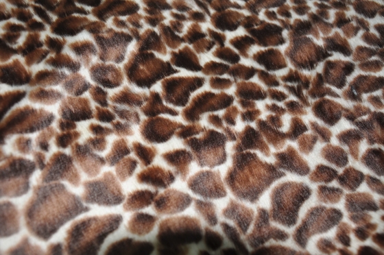 tissu de polyester d'impression du léopard 530gsm pour le tissu 100% unique de polyester de mode