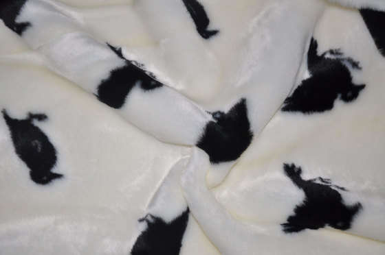 Polyester 565gsm modelé par 150cm de coton de tissu d'ouatine de flanelle
