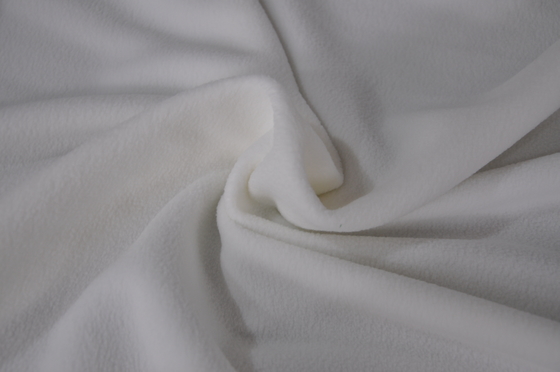 Blanc 265 grammes 100 polyester 150 cm CW ou Vêtement polaire réglable