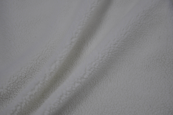 Onde entretenue 100% du polyester 150cm ou tissu réglable de Sherpa du Faux 300gsm
