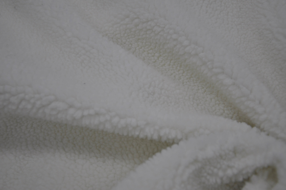 Onde entretenue 100% du polyester 150cm ou tissu réglable de Sherpa du Faux 300gsm
