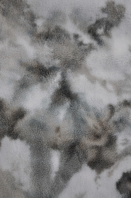 Tissu solide 150cm de fourrure de Faux de Sherpa de polyester de 100 P chaud
