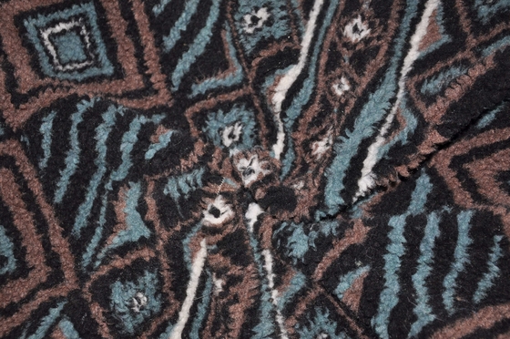 Onde entretenue 100% du polyester 150cm ou tissu réglable de Sherpa du Faux 400gsm