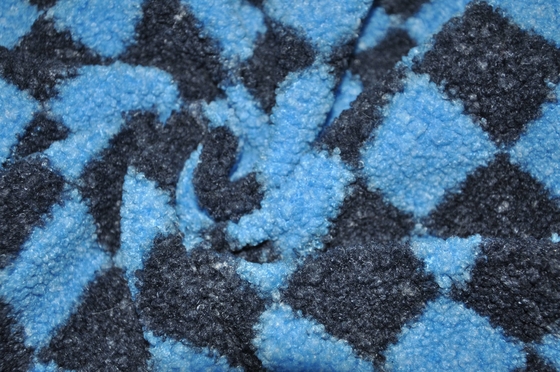 Onde entretenue 100% du polyester 150cm ou tissu réglable de Sherpa du Faux 315gsm