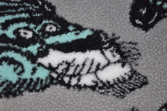 Onde entretenue 100% du polyester 150cm ou tissu réglable de Sherpa du Faux 400gsm