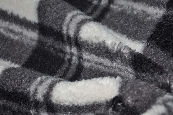 Onde entretenue 100% du polyester 150cm ou tissu réglable de Sherpa du Faux 330gsm