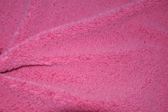 le tissu de Sherpa de Faux de 150cm a réutilisé le modèle 500gsm de jacquard de fourrure de polyester