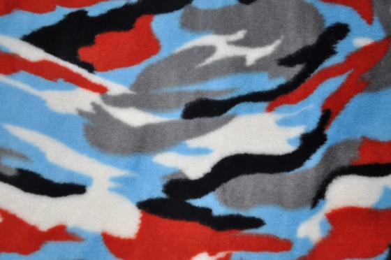 Onde entretenue 100% du polyester 150cm de fourrure de lapin d'imitation ou réglable imprimée
