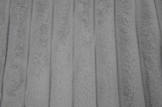 Onde entretenue 100% du polyester 150cm de tissu de fourrure de lapin de Faux ou réglable