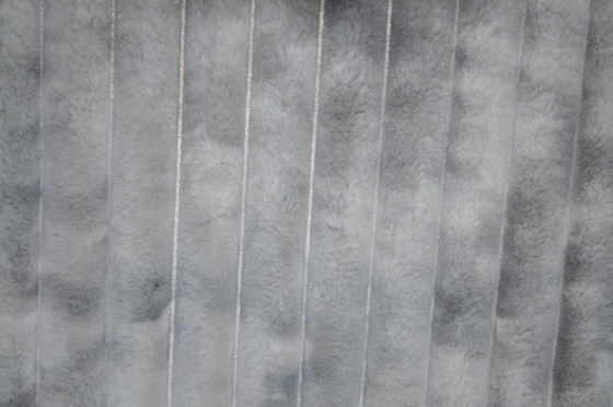 Onde entretenue 100% du polyester 150cm de fourrure de lapin d'imitation ou réglable imprimée