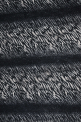 Onde entretenue 100% du polyester 150cm de fourrure de lapin d'imitation ou réglable imprimée