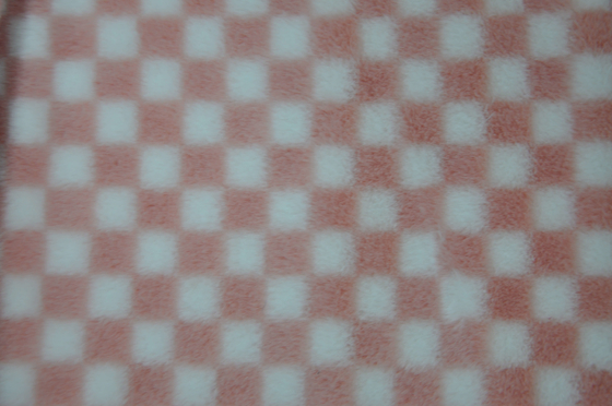 Onde entretenue 100% du polyester 150cm de fourrure de lapin d'imitation ou réglable imprimée