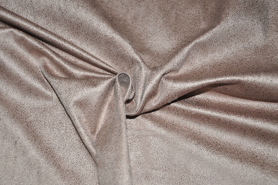suède du suède 100%Polyester de faux de polyester d'éponge avec la tapisserie d'ameublement du revêtement 155cm