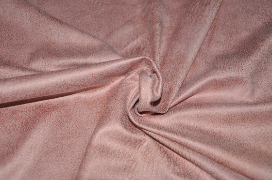 Faux 100%Polyester de tissu de suède de faux de polyester de 155cm