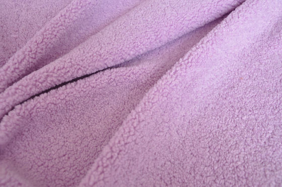 Polyester de scaphandre de jacquard de modèle de tissu tricoté par chaîne rose