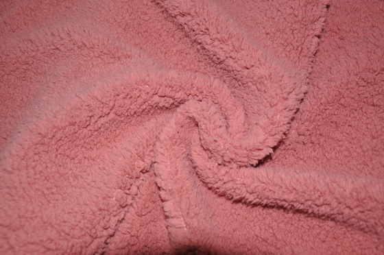Doux et confortable, chaud et consolidant le tissu de mélange de coton de laine de Shu Velveteen 170cm