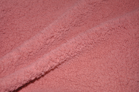 Doux et confortable, chaud et consolidant le tissu de mélange de coton de laine de Shu Velveteen 170cm
