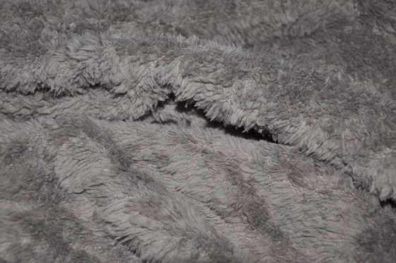 Tissu confortable de velours de coton : Confortable et à tolérances serrées, chaud et consolidation