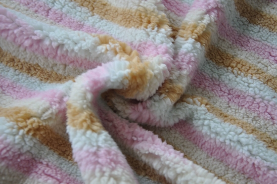 Doux et confortable, chaud et consolidant le tissu de mélange de Shu Velveteen Polyester Wool Cotton