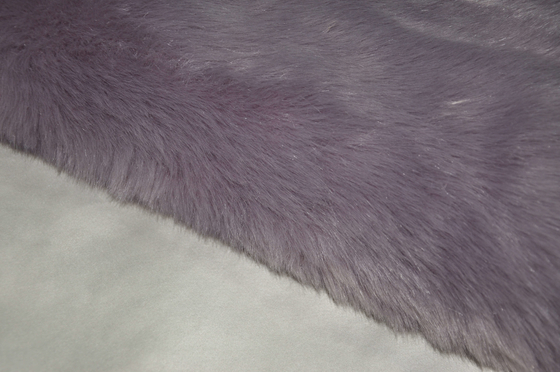 Le long tissu de fourrure de faux de cheveux du jacquard 150cm a modelé 100%AC