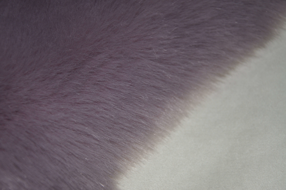 Le long tissu de fourrure de faux de cheveux du jacquard 150cm a modelé 100%AC