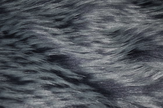 Long C.A. 100% de tissu de fourrure de cheveux ou avec l'imper, expriment votre personnalité et goût de mode d'hiver