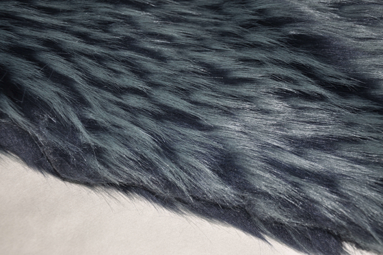 Long C.A. 100% de tissu de fourrure de cheveux ou avec l'imper, expriment votre personnalité et goût de mode d'hiver