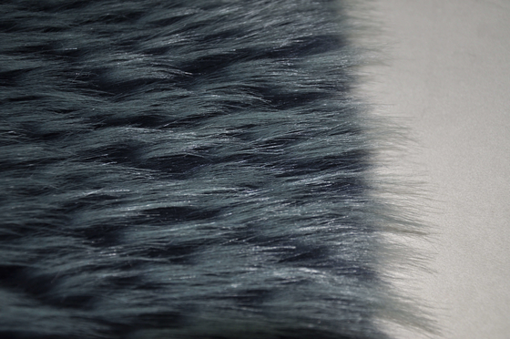 Long C.A. 100% de tissu de fourrure de cheveux ou avec l'imper, expriment votre personnalité et goût de mode d'hiver