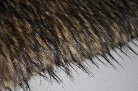Longue fourrure de Fox du tissu 150cm de fourrure de cheveux de Faux solide, 100%AC ou mélangé à l'imper