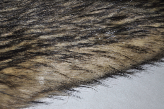 Longue fourrure de Fox du tissu 150cm de fourrure de cheveux de Faux solide, 100%AC ou mélangé à l'imper