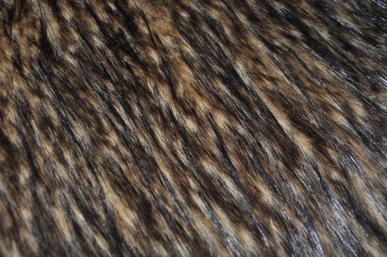 Longue fourrure de Fox du tissu 150cm de fourrure de cheveux de Faux solide, 100%AC ou mélangé à l'imper