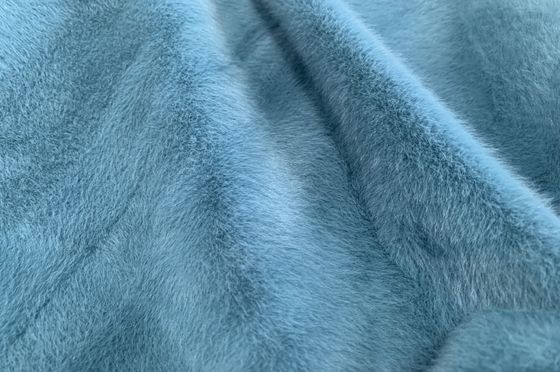 Pelle fausse imitation de fourrure de lapin motif solide Poids négociable