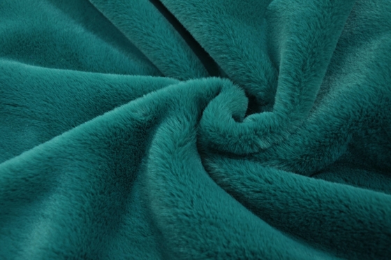Tissu en fourrure de lapin faux doux et en peluche