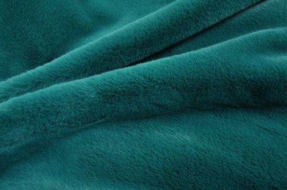Tissu en fourrure de lapin faux doux et en peluche