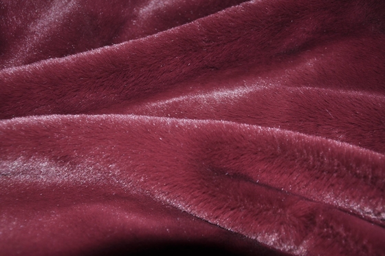 Fabrique de fourrure de lapin faux réaliste et velouté lisse