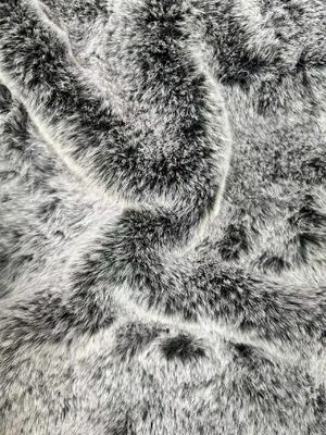 Onde entretenue 100% du polyester 150cm de tissu de fourrure de lapin de Faux ou réglable