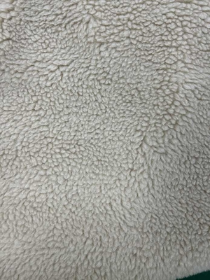 100% polyester faux Sherpa Tissu 150cm CW ou réglable 500gm