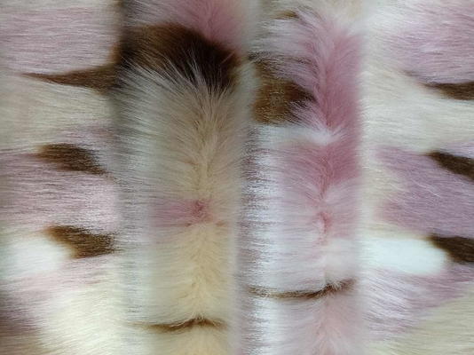 Tissu de fourrure pour cheveux longs ignifugé, chaud et confortable