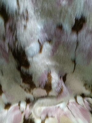 Tissu de fourrure pour cheveux longs ignifugé, chaud et confortable